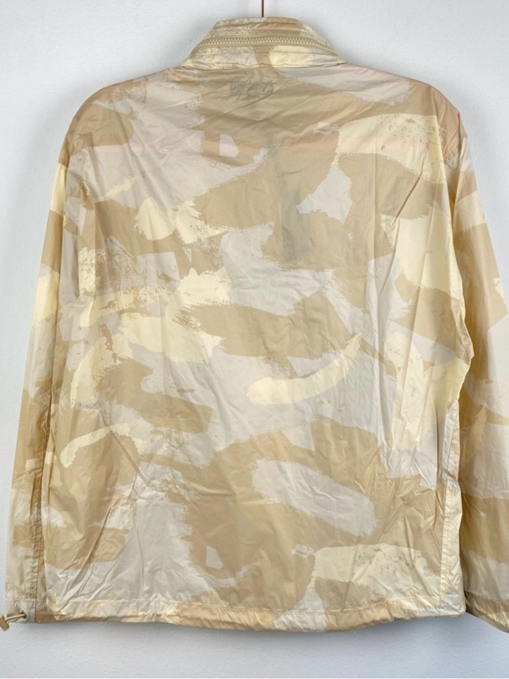 NWT Rag & Bone Beige Camo Hooded Utility Windbreaker Jacket Medium - Picture 7 of 9